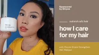 My Natural Curly Hair Routine | Sponsored by Divyne | graceactually