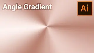 How to Create Angular or Conical Gradient in Adobe Illustrator