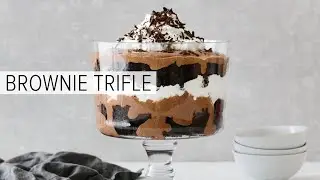 BROWNIE TRIFLE | deliciously gluten-free, dairy-free, paleo and vegan friendly