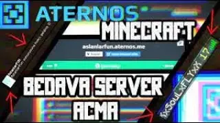 aternos minecraft server nasıl kurulur anlatıcı video