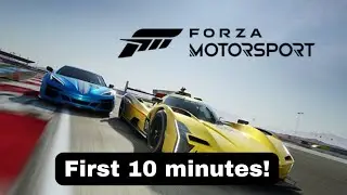 Forza Motorsport - First 10 minutes on a wheel!