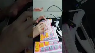 Keycool Y75 Mechanical Keyboard - Typing Test (Gateron Yellow Switches) #asmr #typingtest #shorts