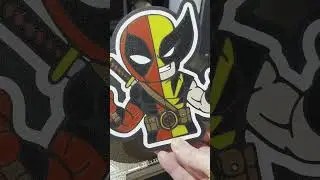 Printing a DeadPool 3 LED lamp 