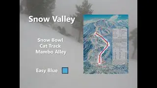 Snow Bowl into Mambo Alley Run - Snow Valley (Full Run)
