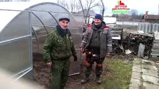 Видеоотзыв на теплицу Велес 40х20 в Дачном Дискаунтере!