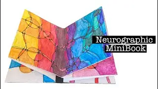 Mini Neurographic Art - handmade book