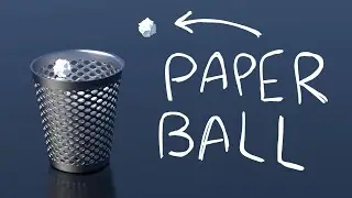 Cinema 4D: Crumpled Paper Balls
