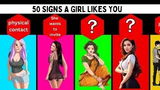 Signs that a girl likes you | female body language  (dont miss it)