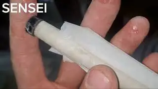 Установка наклейки SENSEI extreme на фибру в домашних условиях