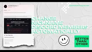 How to  use Auto Nickname in Discord Server!! Tutorial (Already Verified Now)