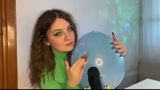 ASMR Spit Painting And Popping Balloons ( Accidentally 🤭) Bite to Pop Balloons