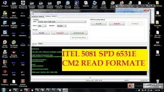 HOW TO READ FORMATE ITEL 5081 SPD 6531E WITH CM2 SCR TOOL