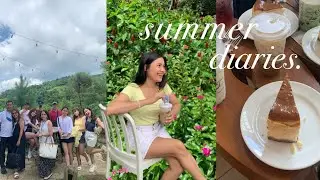 Summer diaries 💐| Going to Crosswinds Tagaytay + coffee dates! ☕️