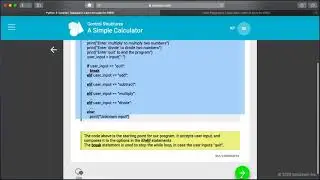 3. Sololearn - Control structures