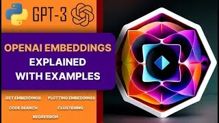OpenAI embeddings explained with code examples. how to use OpenAI Gpt3 ADA vectorized embeddings API