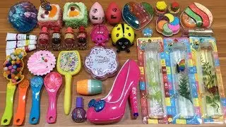Mixing Random Things into Store Bought Slime #6 !!! Slimesmoothie Relaxing Satisfying Slime Videos