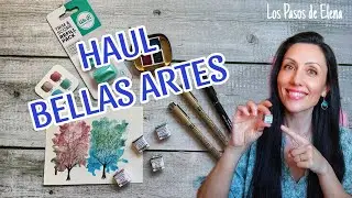 HAUL 🛍️BELLAS ARTES🖍️CRAFTELIER🛍️ (Schmincke, Sakura) #watercolor #schmincke #pen #haul #compras