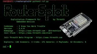 Testing RouterSploit on ESP32 v1 | Andrax | Ethical Hacking