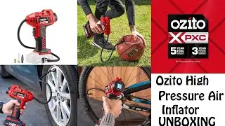 Ozito PXC 18V High Pressure Air Inflator Unboxing - Great Portable Air Inflator