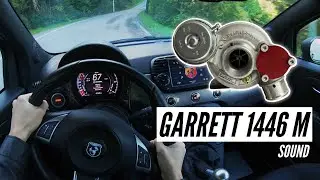 How does the OVERSIZED GARRETT 1446 sound? ABARTH 595 [4K]
