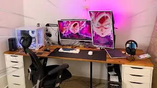 COLOQUEI DOIS MONITORES NO SUPORTE ARTICULADO - Meu Setup Gamer dos Sonhos - Ep. 04