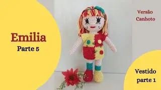 (Left-handed Version) Emilia Amigurumi Doll Step by Step (Part 5)