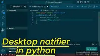 know how to send notification to desktop with python