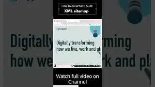 How to do website Audit   xml sitemap 