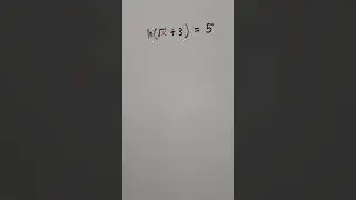 Solving Logarithmic Equation