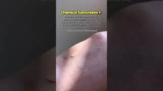 Watch this before you buy another sunscreen☀️ Physical vs Chemical Sunscreens