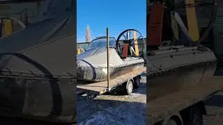 Передача аэролодки клиенту #аэролодка #аэроглиссер #wrm