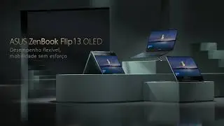 ASUS Zenbook Flip 13 OLED - Desempenho flexível, mobilidade sem esforço