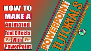 How to add Particles Text Effect Animation in Microsoft PowerPoint? 