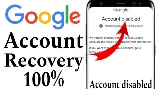 Disable account ko recover kaise kare | gmail account disabled how to enable | Email  recovery 2023