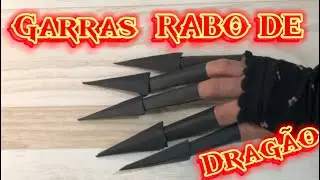 Como fazer garras rabo de dragão #dragonclaw #paperclaws
