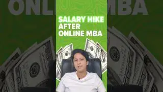 Huge Salary Hike After Online MBA | online mba salary increase | #salaryincrease #onlinemba #salary