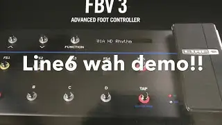 Line 6 Spider V 240HC demo with FBV3 foot controller wah pedal, Sterling JP100 guitar