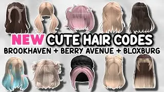 *NEW* CUTE HAIR ID CODES FOR BROOKHAVEN 🏡RP, BERRY AVENUE AND BLOXBURG 😍✨