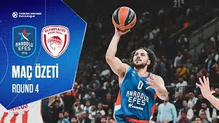 EuroLeague 4. Hafta: Anadolu Efes 91 - 89 Olympiacos