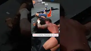 CM Punk Instantly Checks on AJ LEE After Scary Table Spot🥹