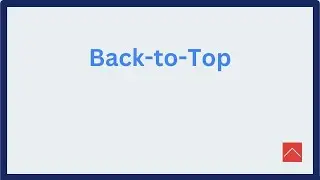 Make a back-to-top button in HTML, CSS & JavaScript