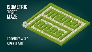 CorelDraw | Isometric Art Maze 