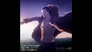 Eren Yeager Transformation First Season And Final Season Number Of Kills Reactions Scenes Moment