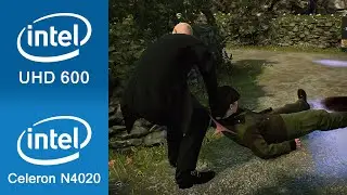 Hitman Absolution Gameplay Intel UHD 600 + Intel Celeron N4020