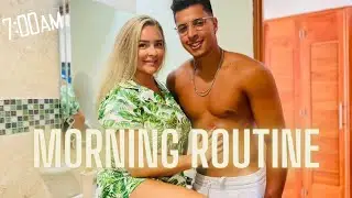 COUPLES *realistic* MORNING ROUTINE  | Vlogmas day 4