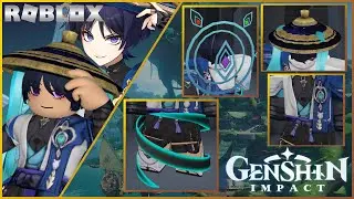 Roblox Genshin Impact - The Wanderer Roblox Cosplay Showcase