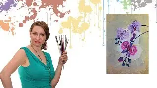 Как рисовать орхидею - Энергетическая картина