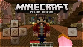Playing Hypixel Skyblock Pocket Edition