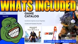 PS Plus Extra - What Games Catalog Comes WITH?