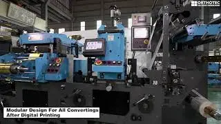Отделочная линия Orthotec DGS330 для этикетки, отпечатанных на цифре